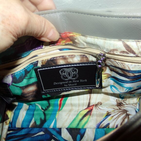 NEW SHARIF GRAY SMALL CROSSBODY BAG - Picture 5 of 13